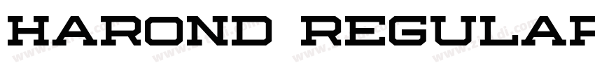 Harond Regular字体转换 Harond Regular字体转换